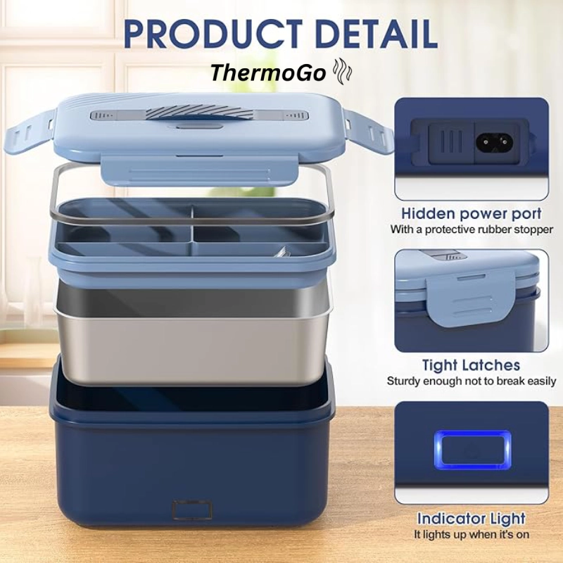 Monteka 100W 3-in-1 Electric Lunch Box - Image 7